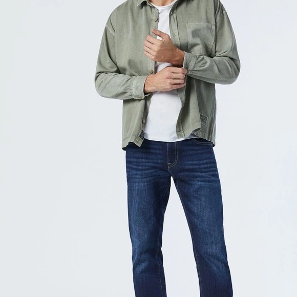 Mavi Zach Pants Mens 36x34 navy Blue Straight Leg Stretch Chino Style - Picture 9 of 9